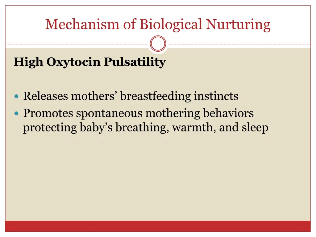 mechanism of biological nurturing 4