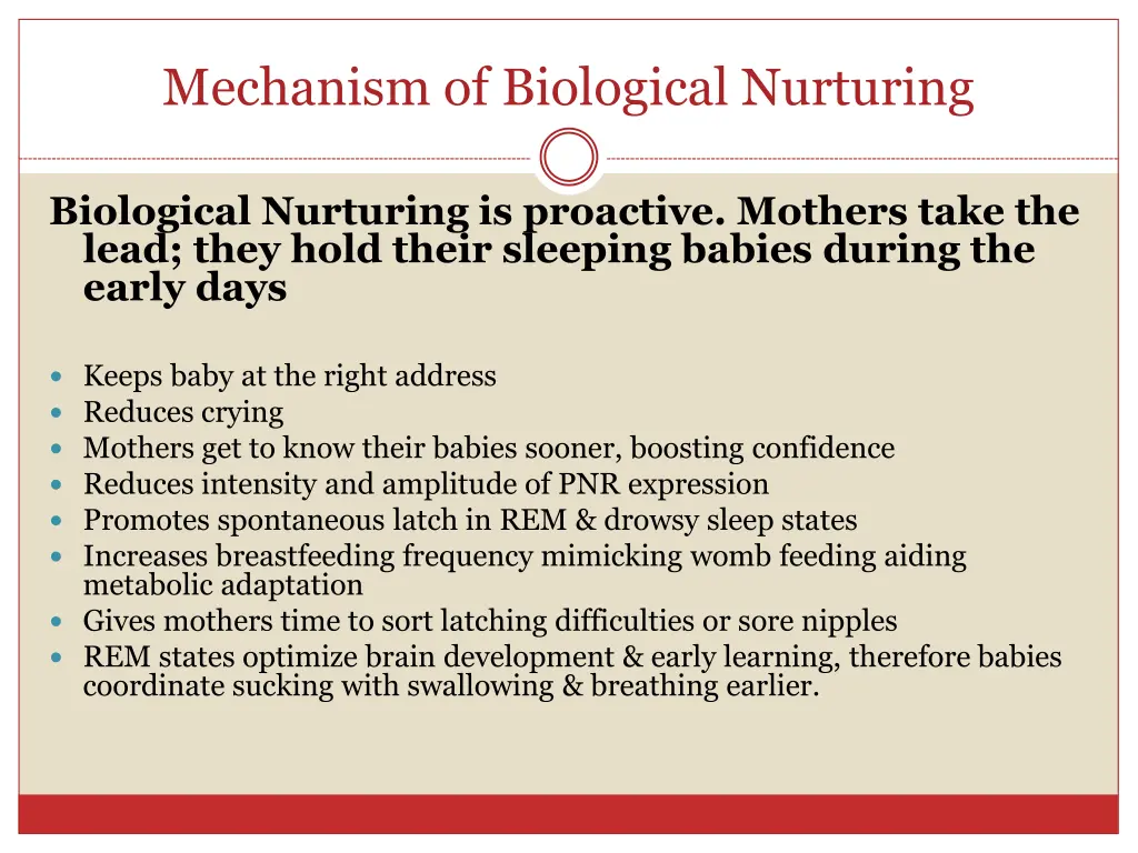 mechanism of biological nurturing 5