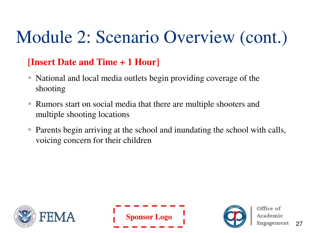 module 2 scenario overview cont