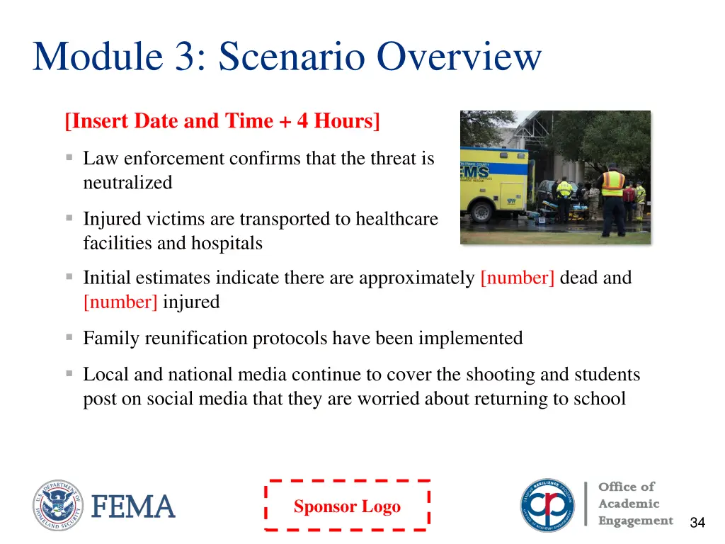 module 3 scenario overview