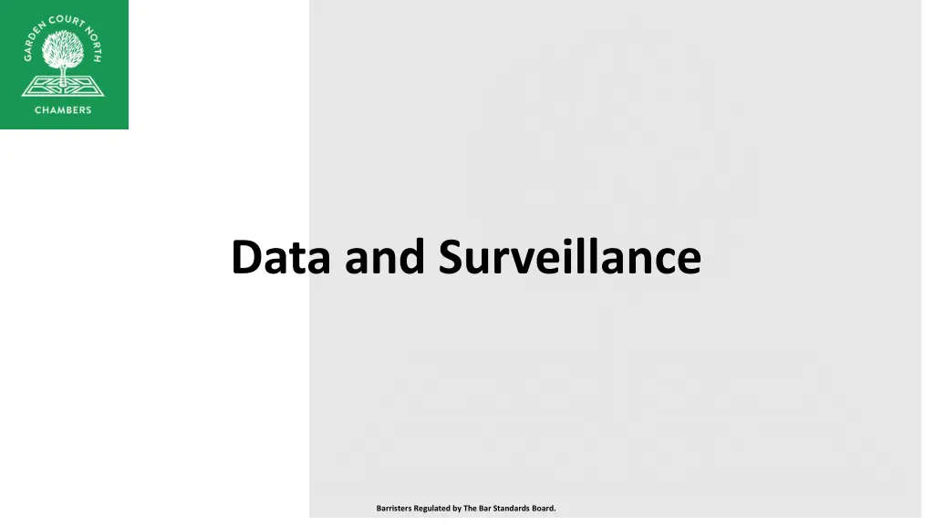 data and surveillance