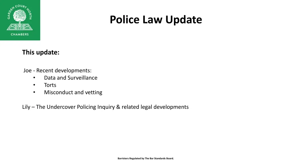 police law update 1