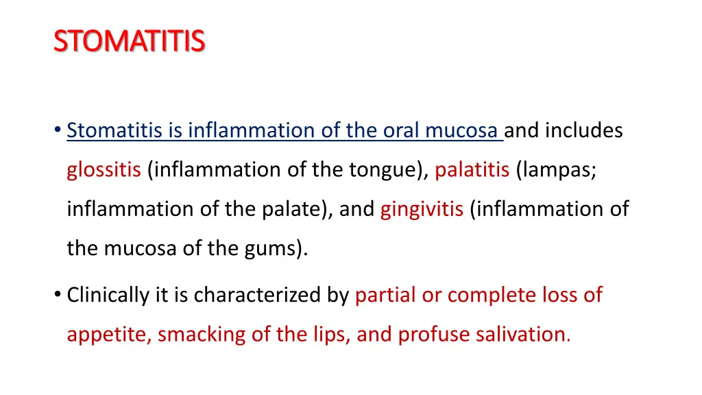 stomatitis stomatitis 1