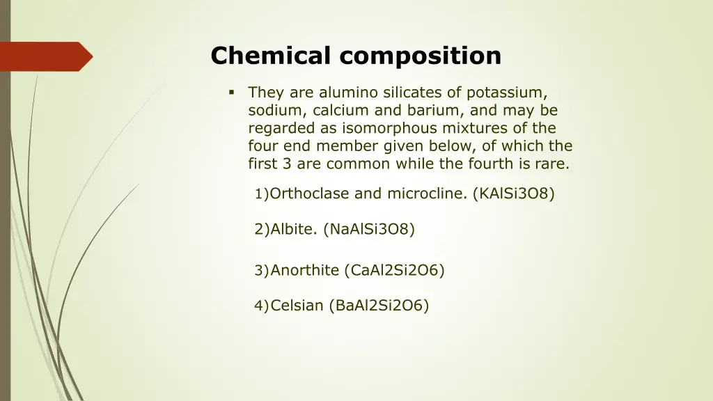 chemical composition