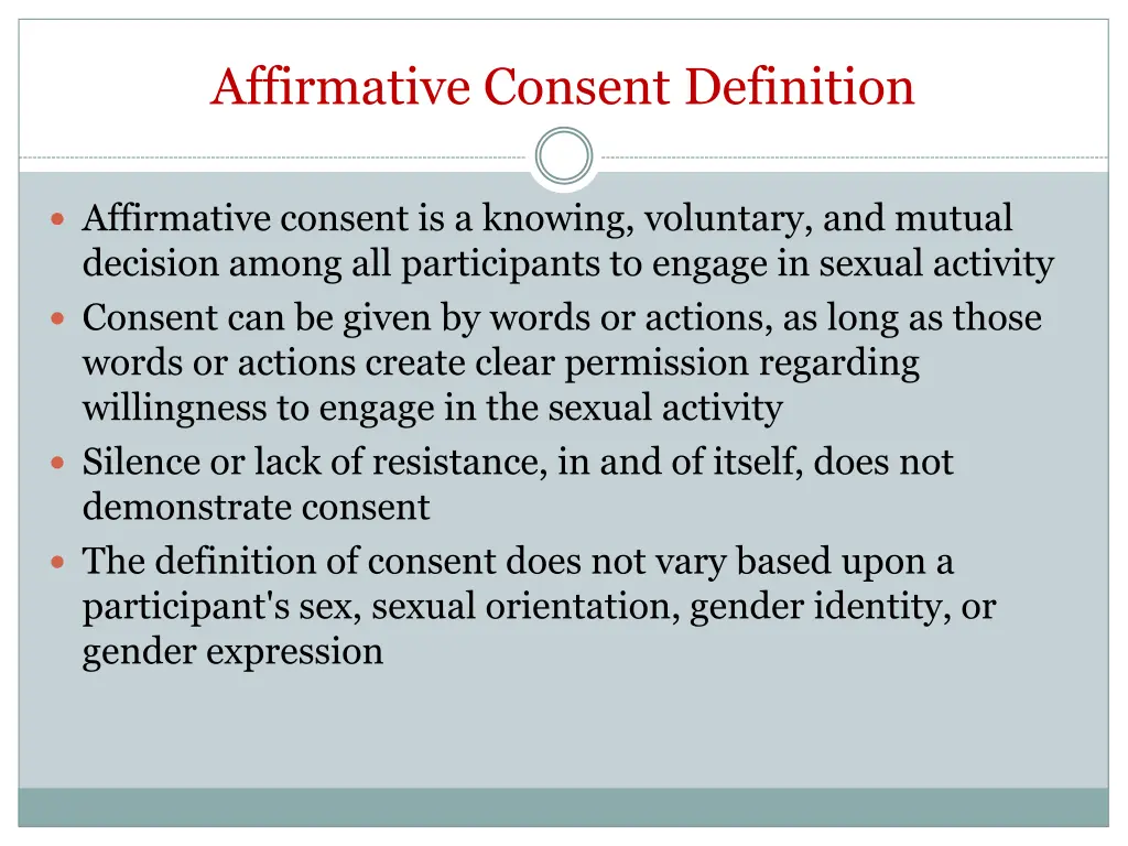 affirmative consent definition