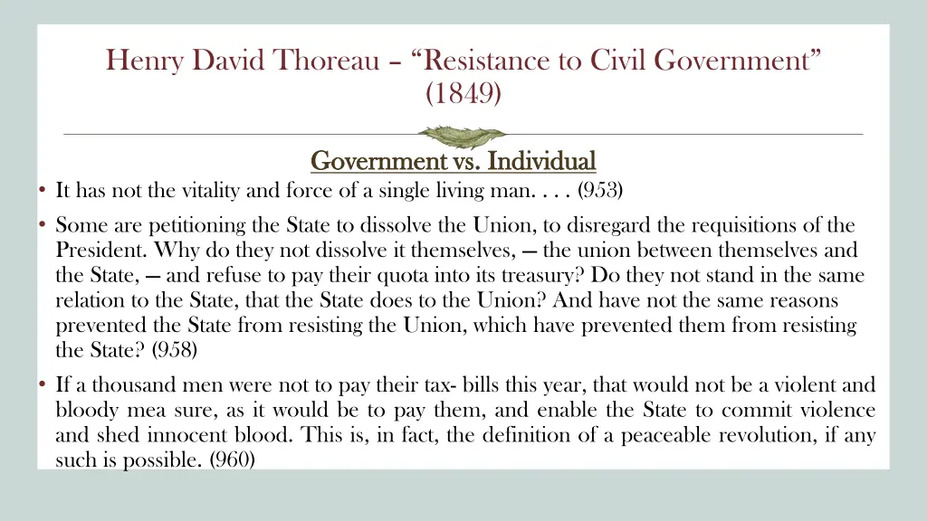 henry david thoreau resistance to civil 4