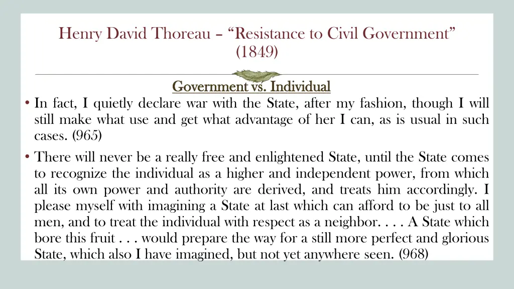 henry david thoreau resistance to civil 5