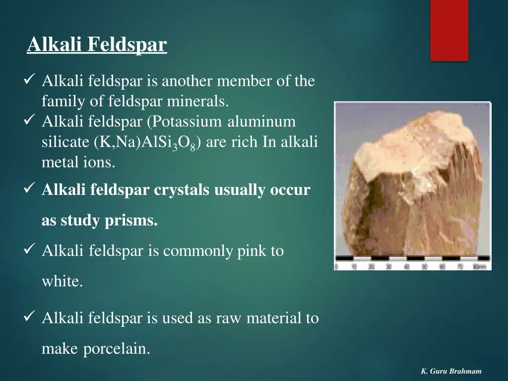 alkali feldspar