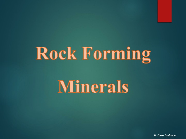 rock forming