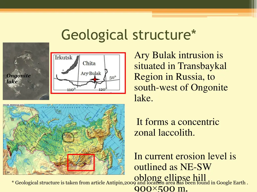 geological structure