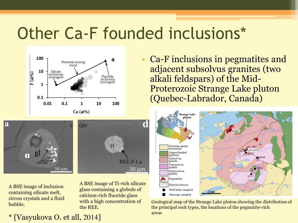 other ca f founded inclusions