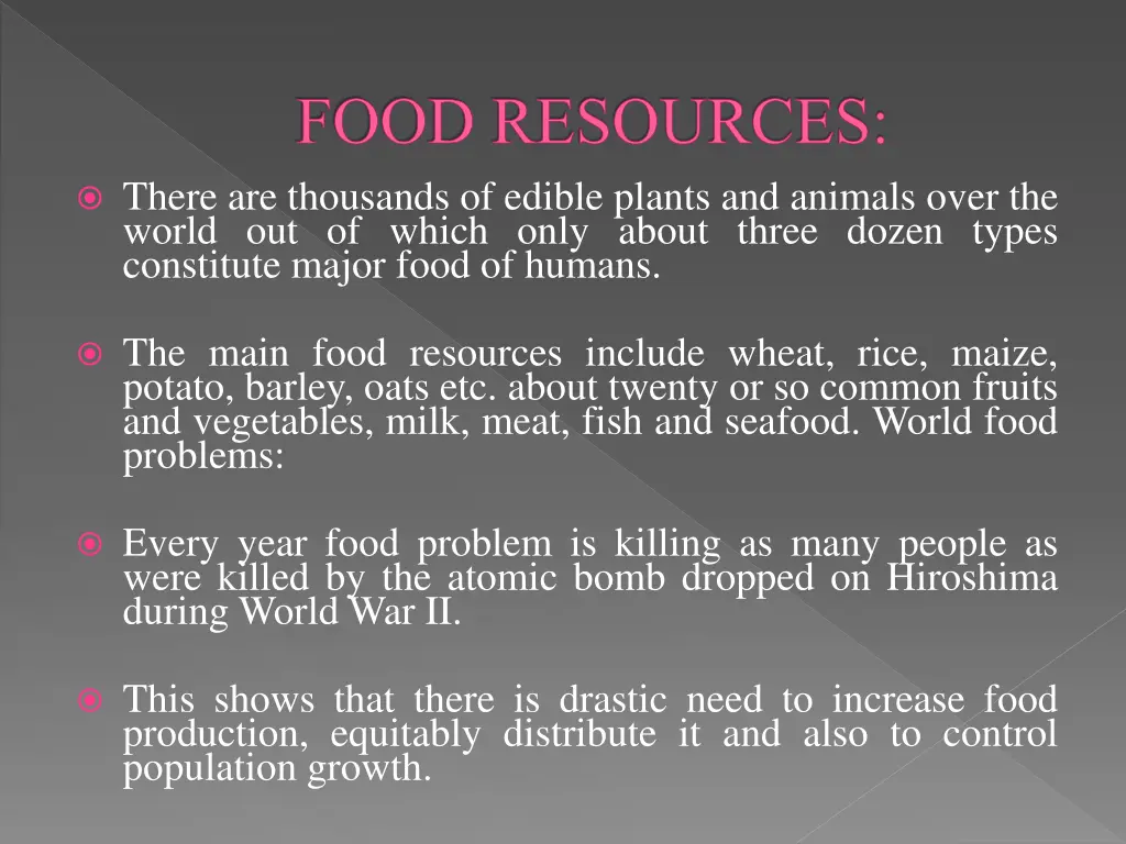 food resources there are thousands of edible