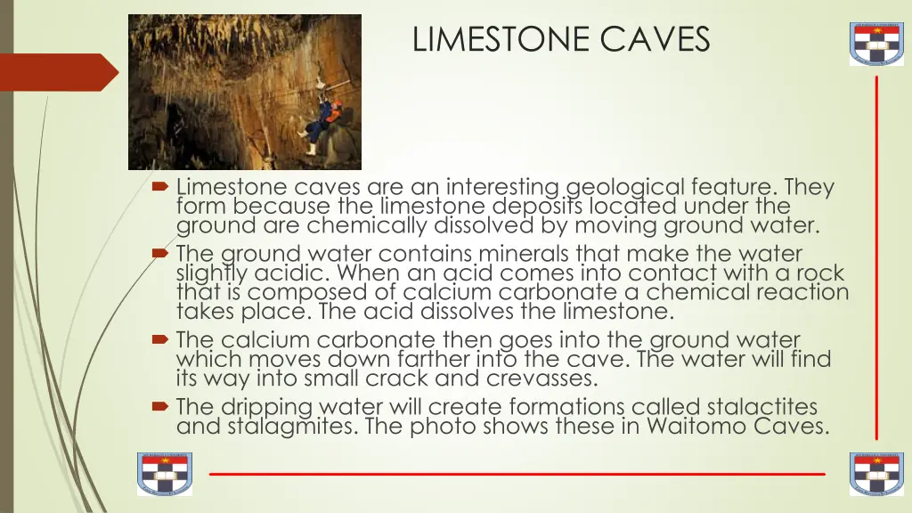 limestone caves