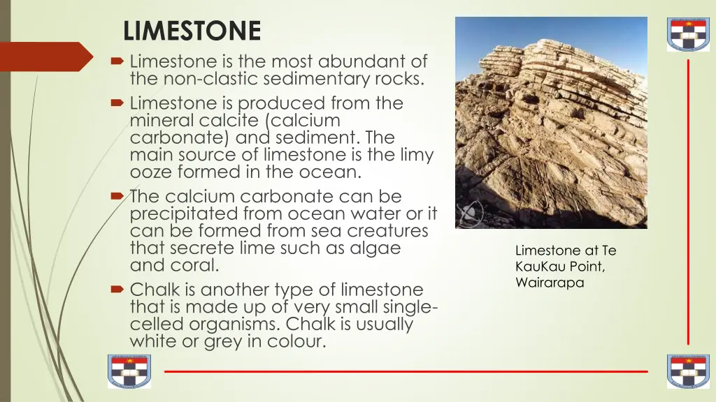 limestone limestone is the most abundant