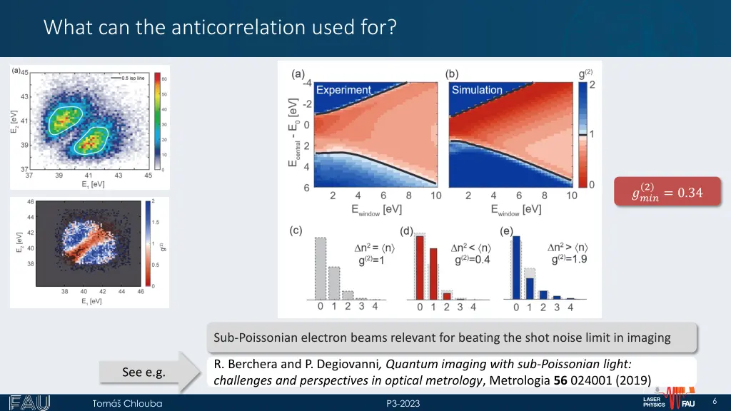 what can the anticorrelation used for