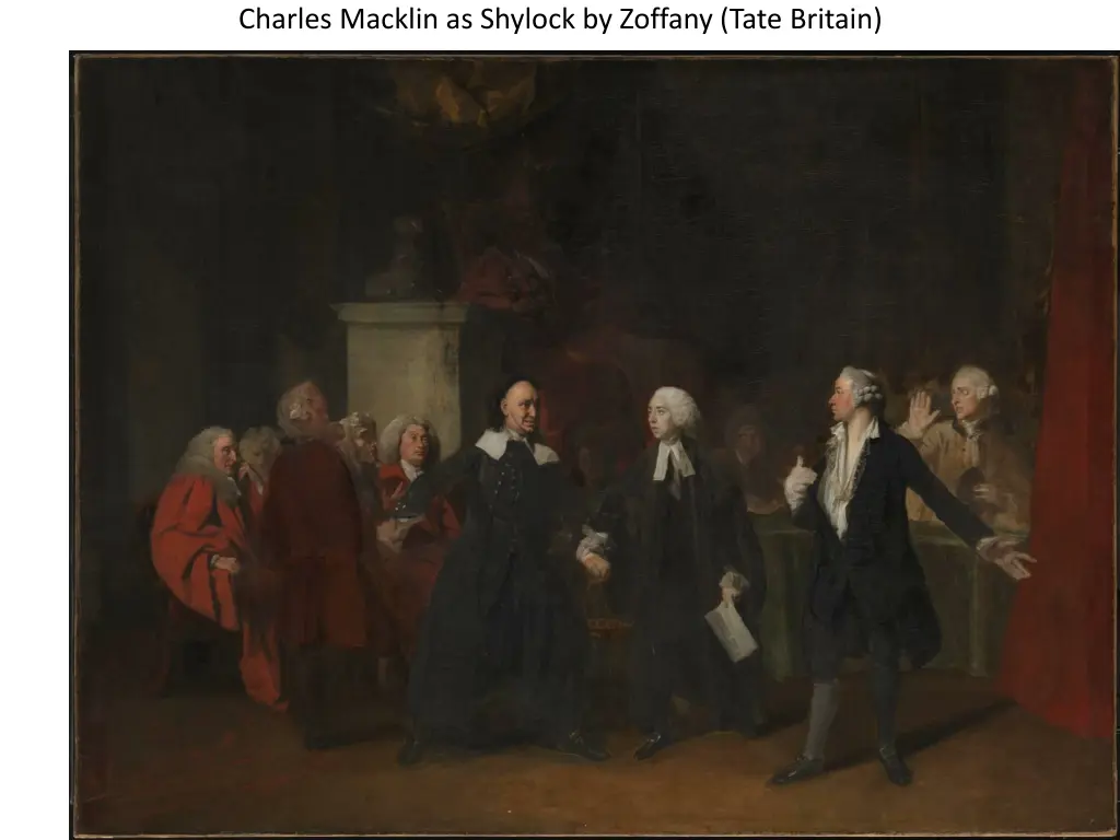 charles macklin as shylock by zoffany tate britain