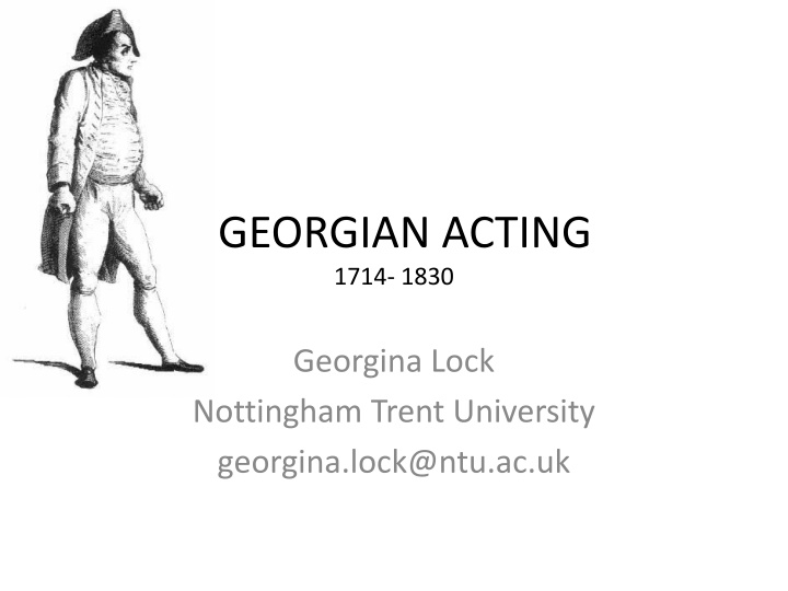 georgian acting 1714 1830