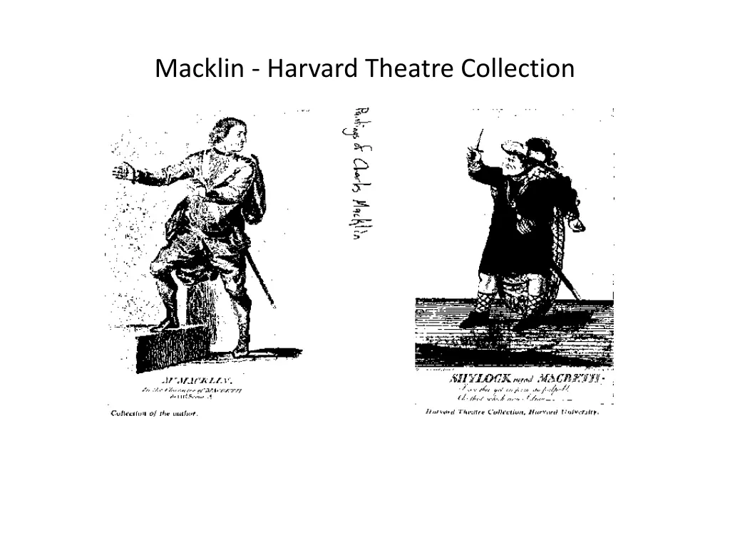 macklin harvard theatre collection