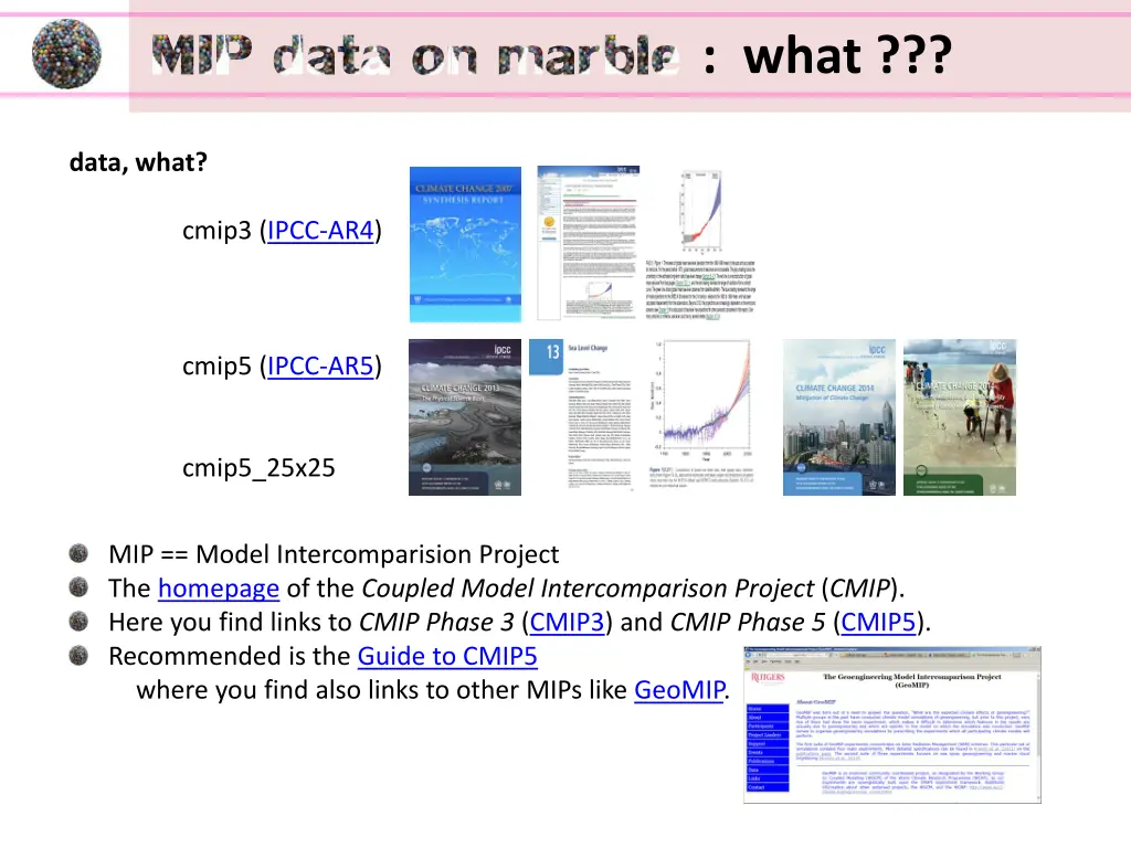 mip data on marble 1