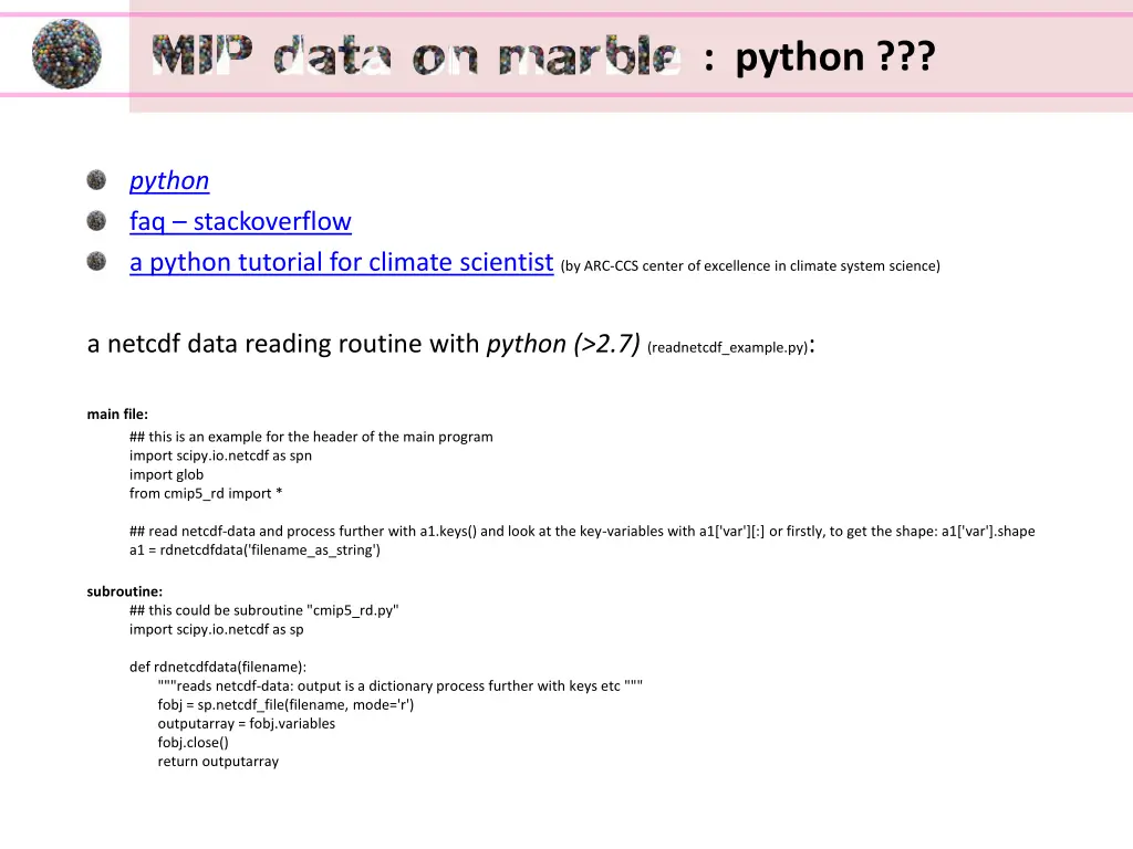 mip data on marble 12