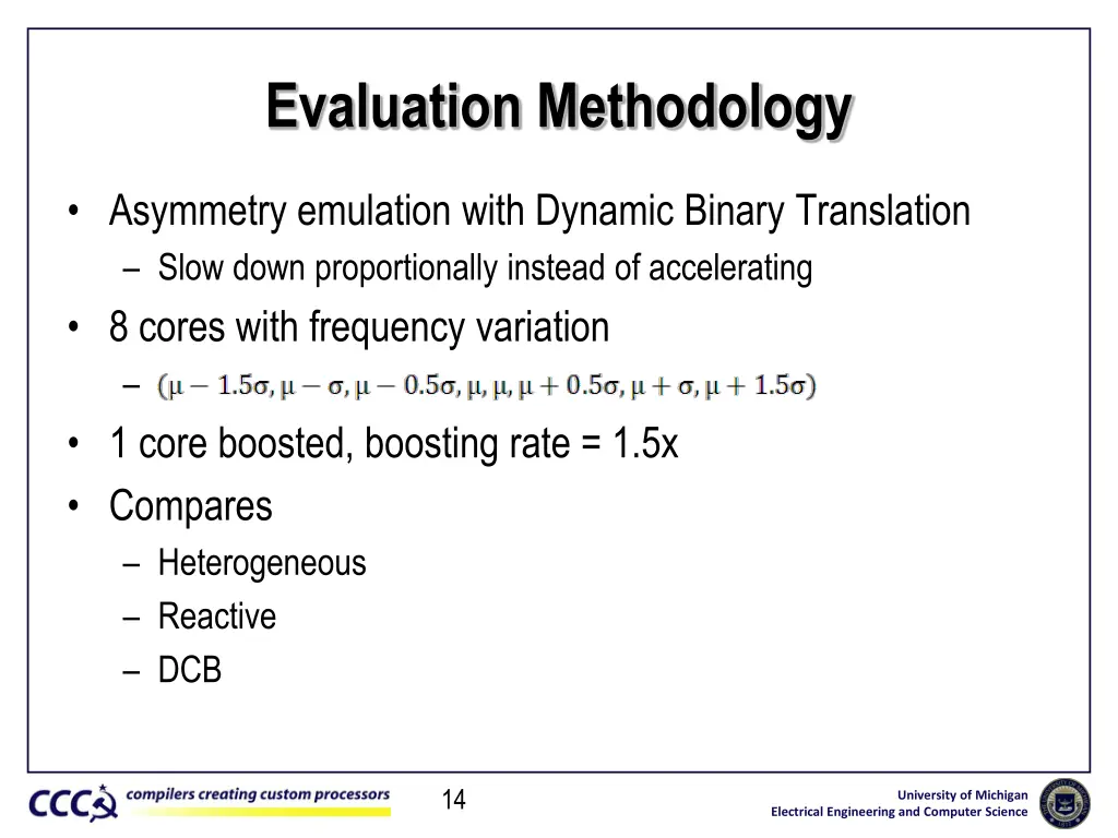 evaluation methodology