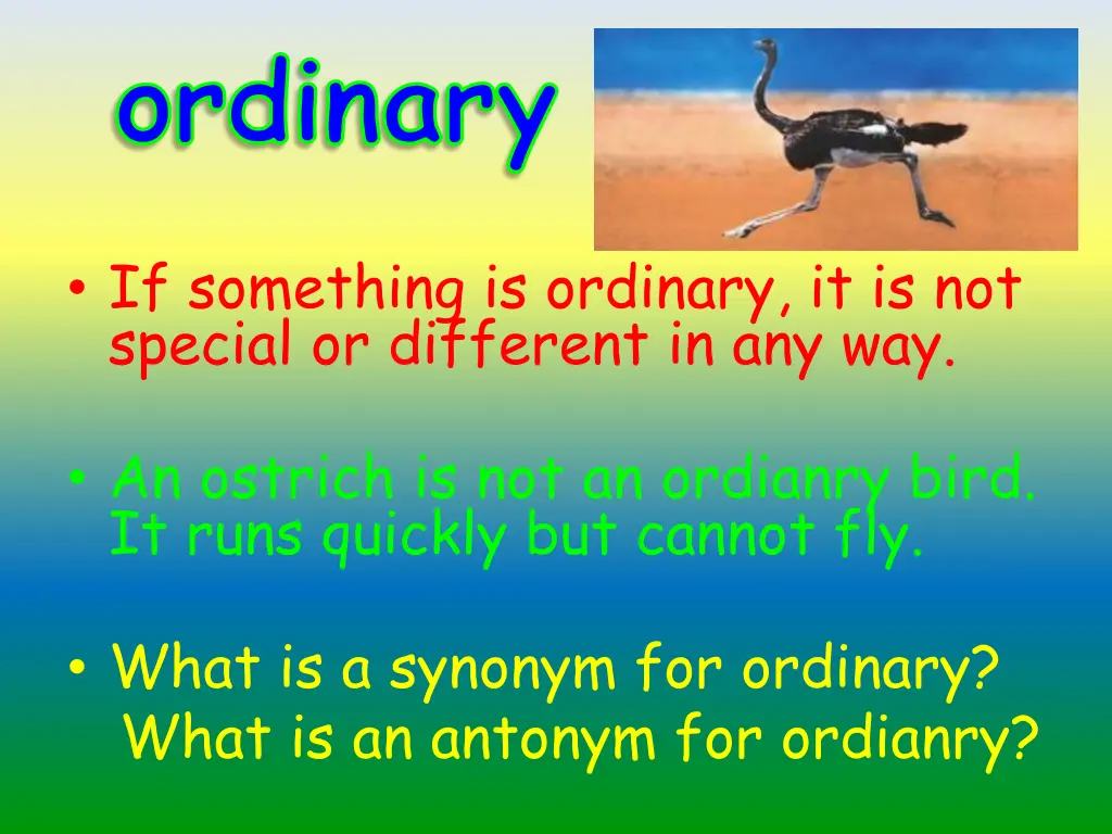 ordinary