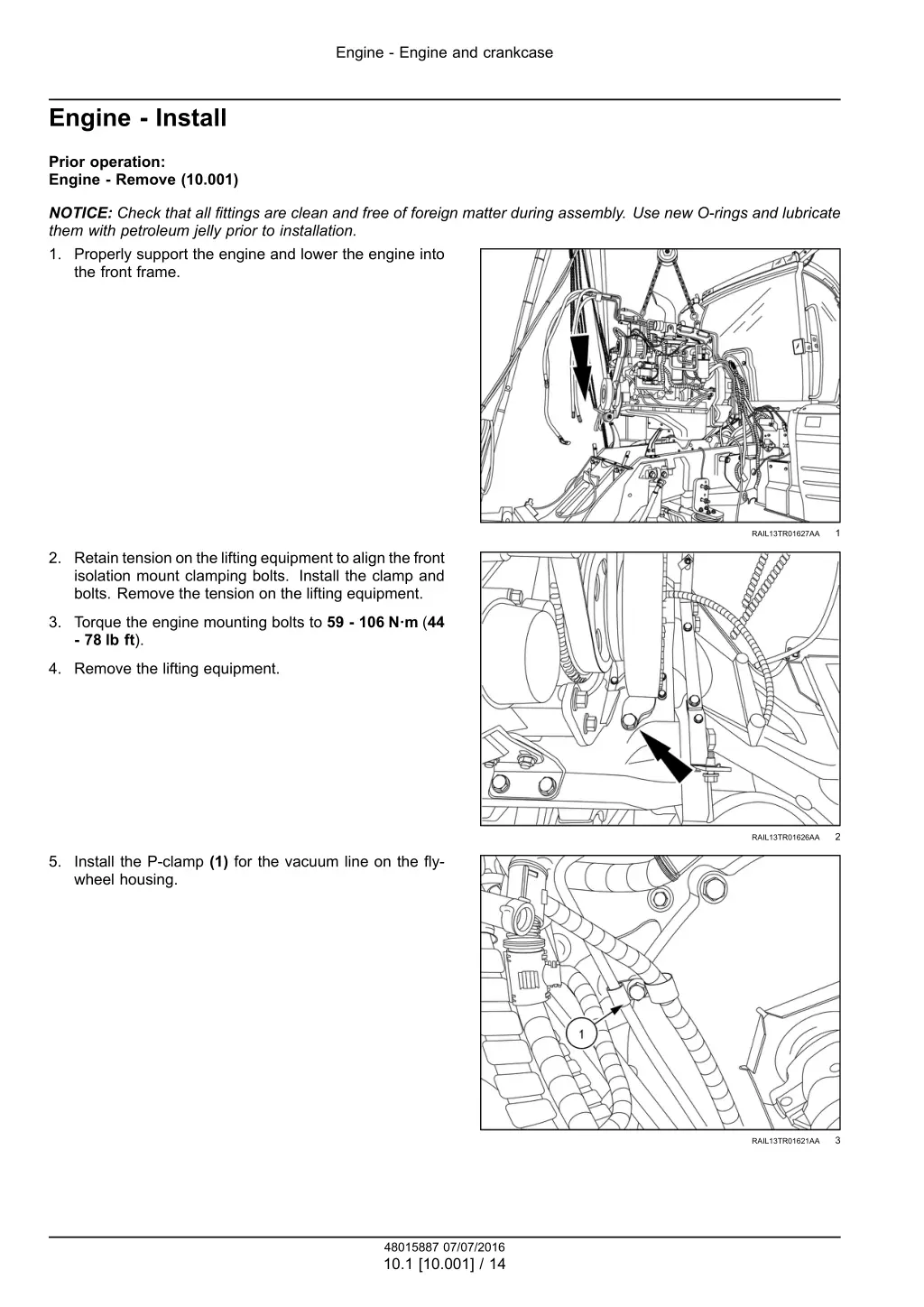 engine engine and crankcase 10