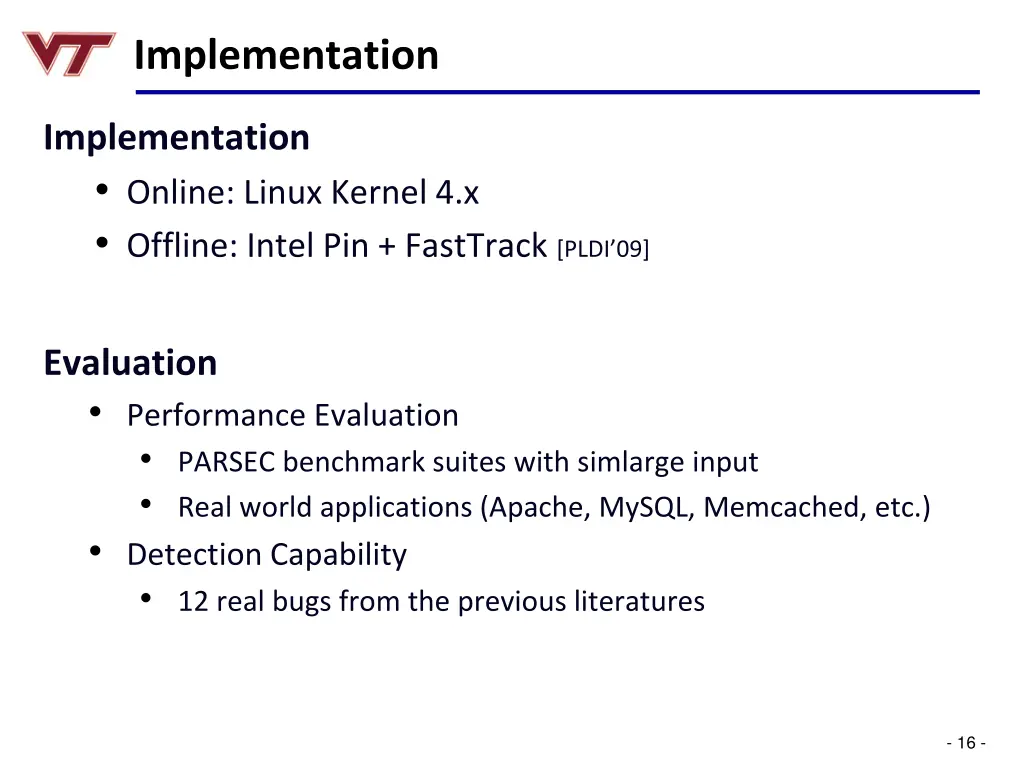 implementation