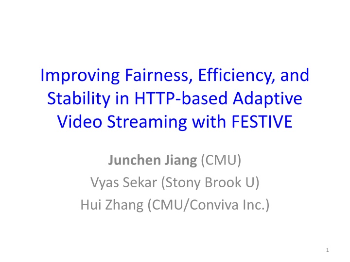 improving fairness efficiency and stability