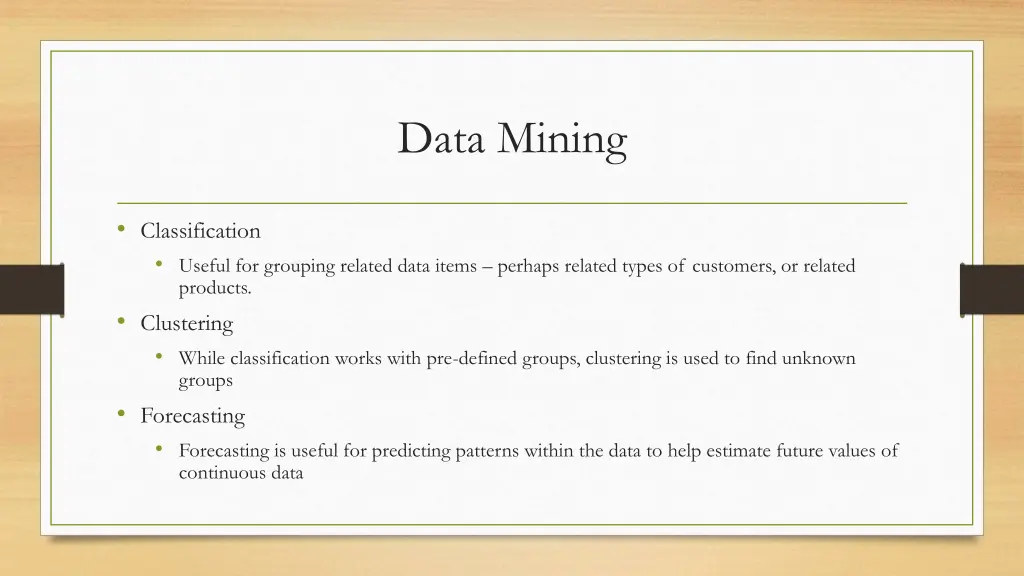 data mining 2