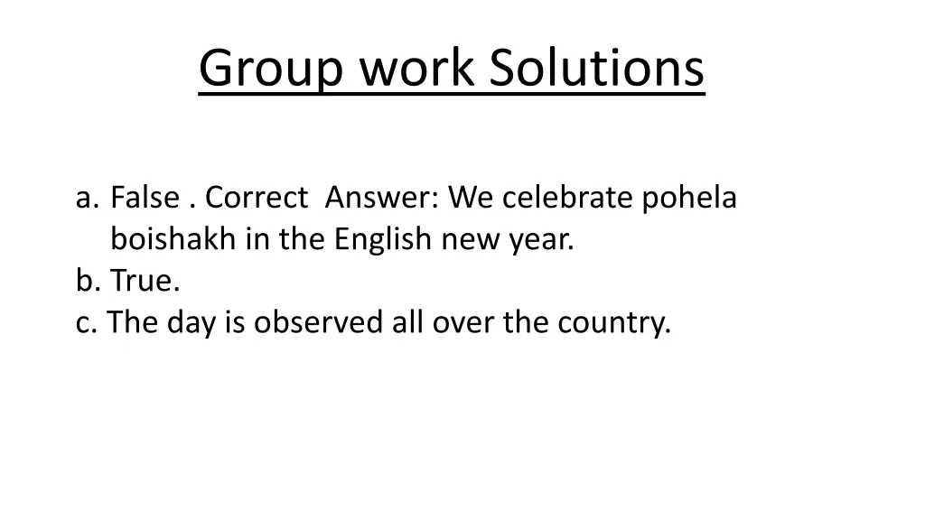 group work solutions