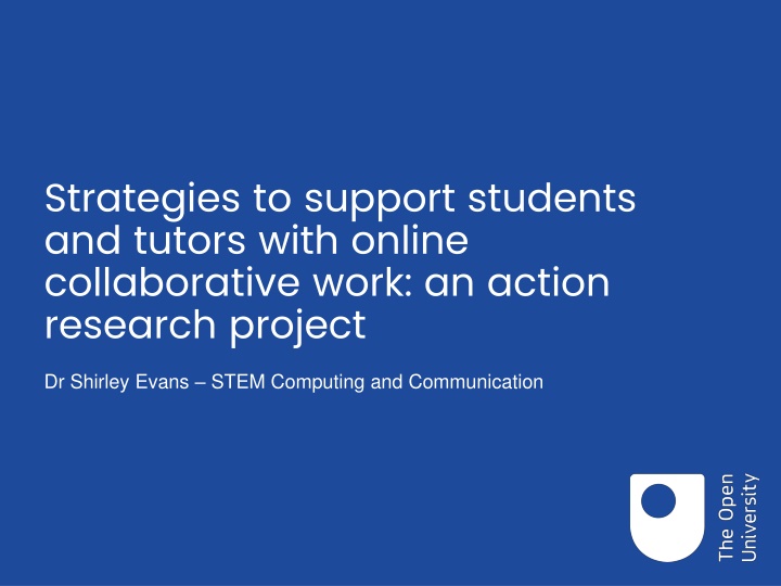 strategies to support students and tutors with