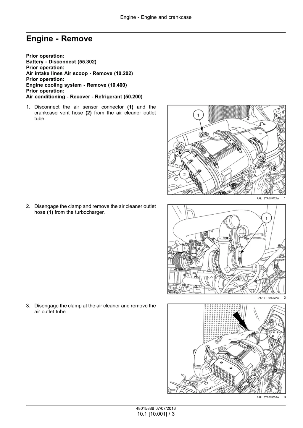 engine engine and crankcase