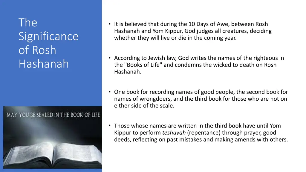 the significance of rosh hashanah