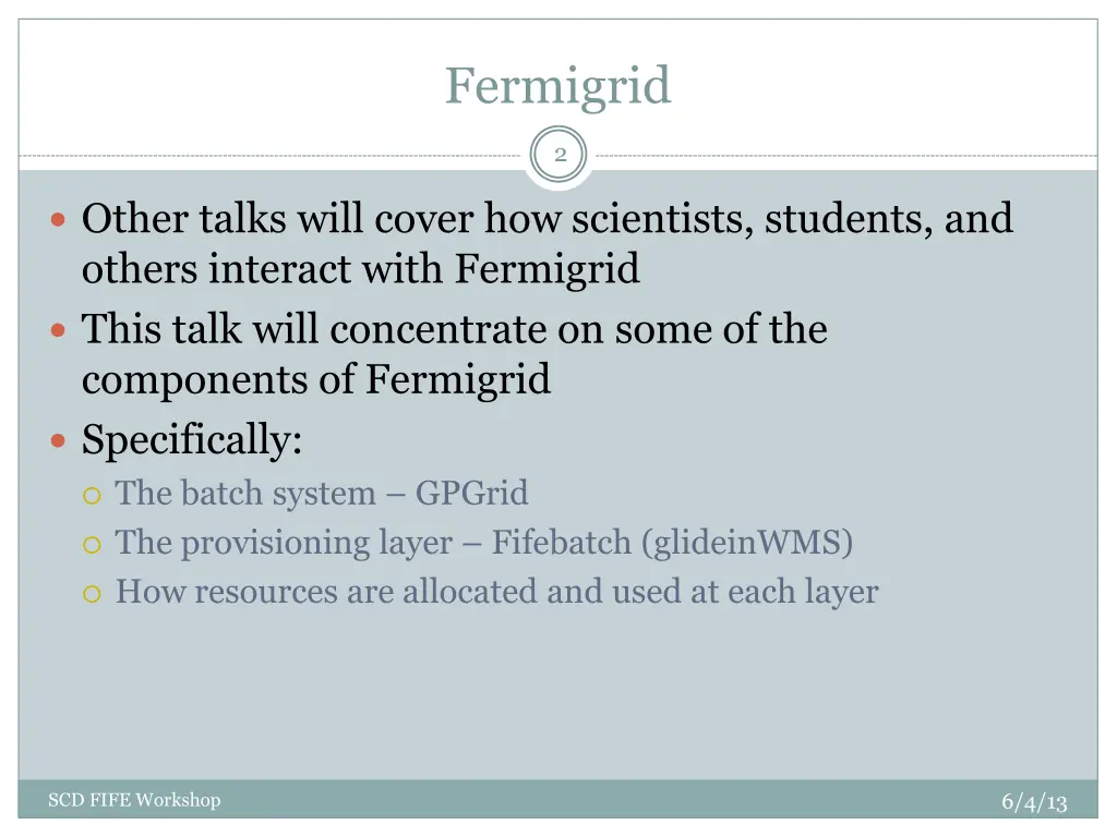 fermigrid