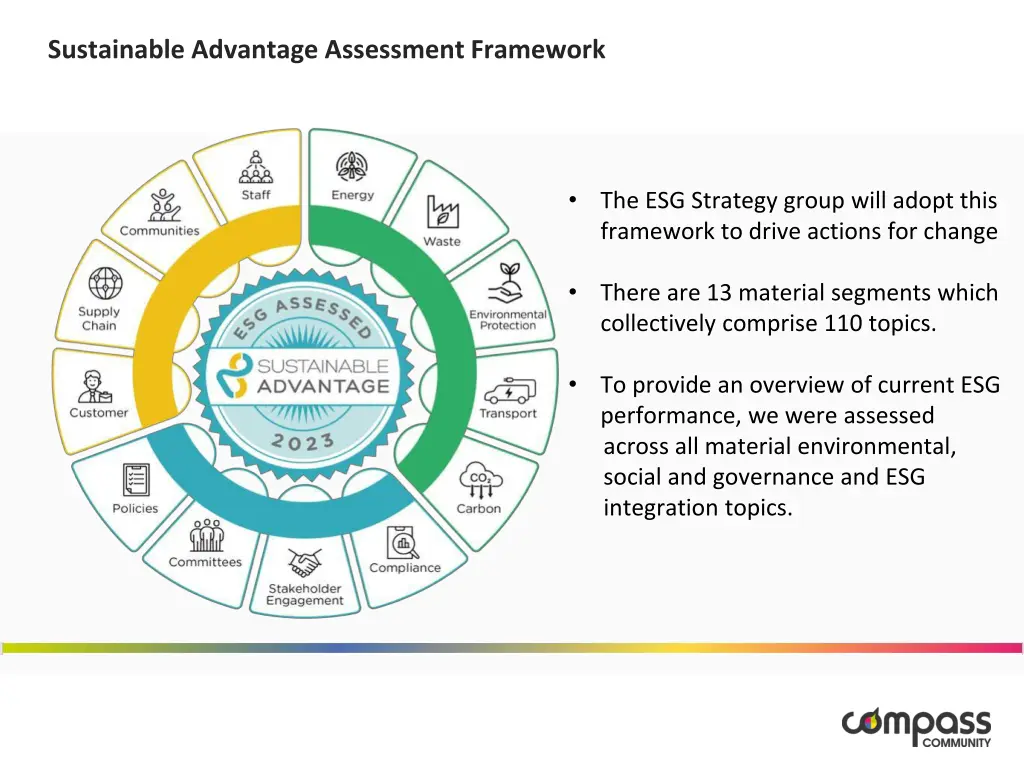 sustainable advantage assessment framework