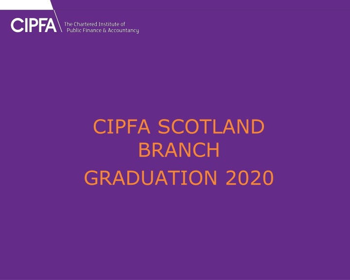 cipfa scotland branch graduation 2020