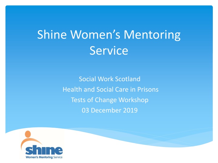 shine women s mentoring service