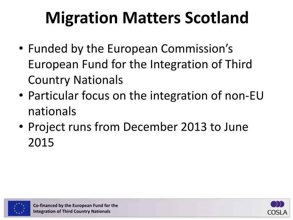 migration matters scotland