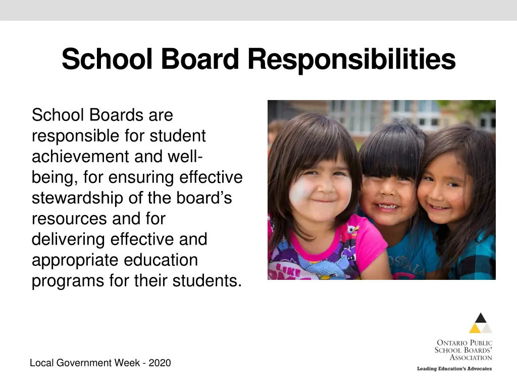 school board responsibilities