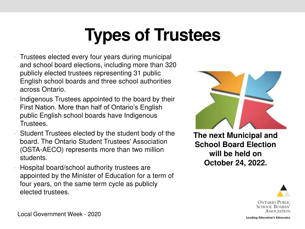 types of trustees