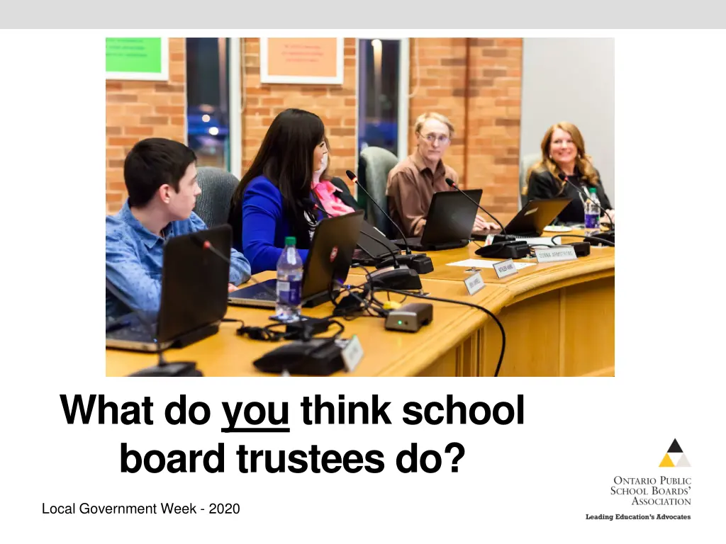 what do you think school board trustees do