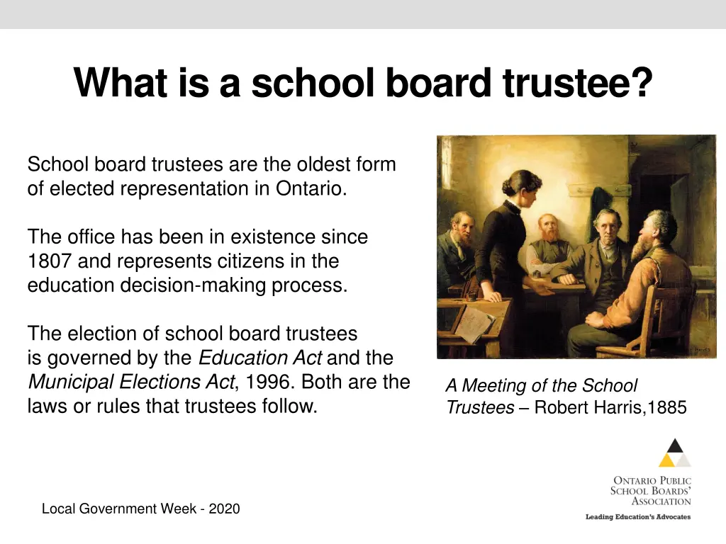 what is a school board trustee