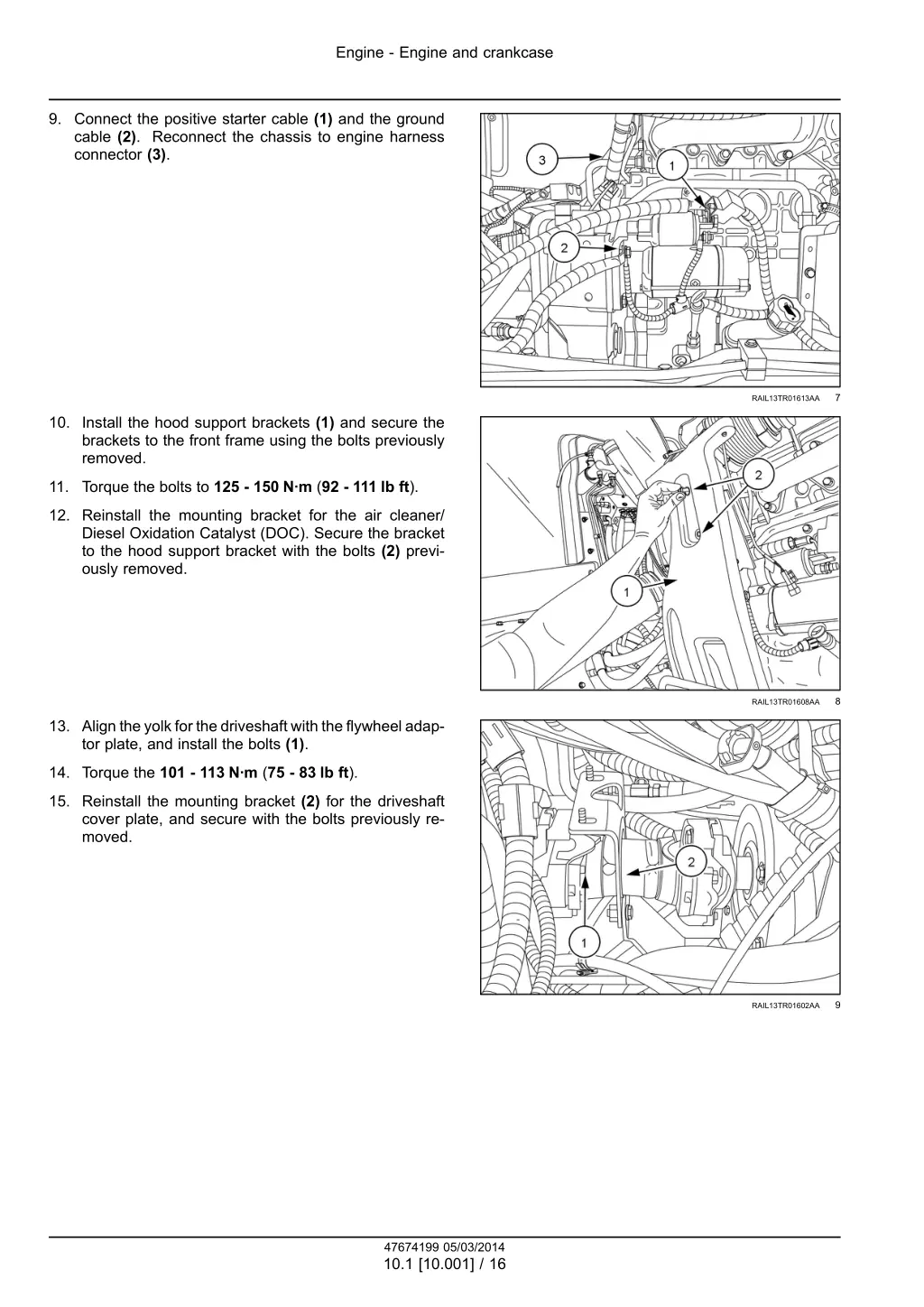 engine engine and crankcase 12