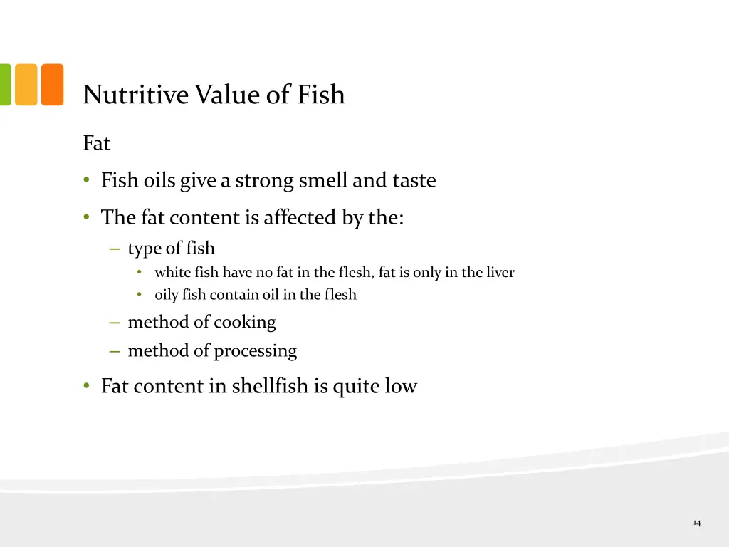 nutritive value of fish 2