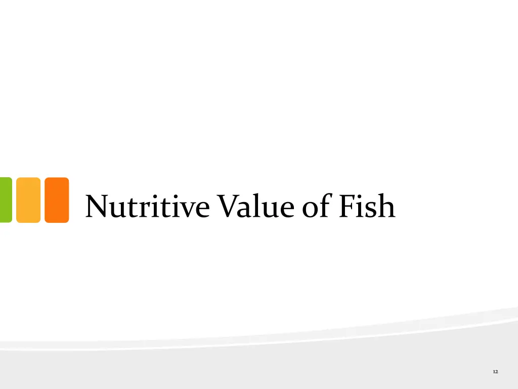 nutritive value of fish