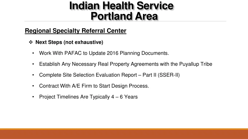 indian health service portland area 8