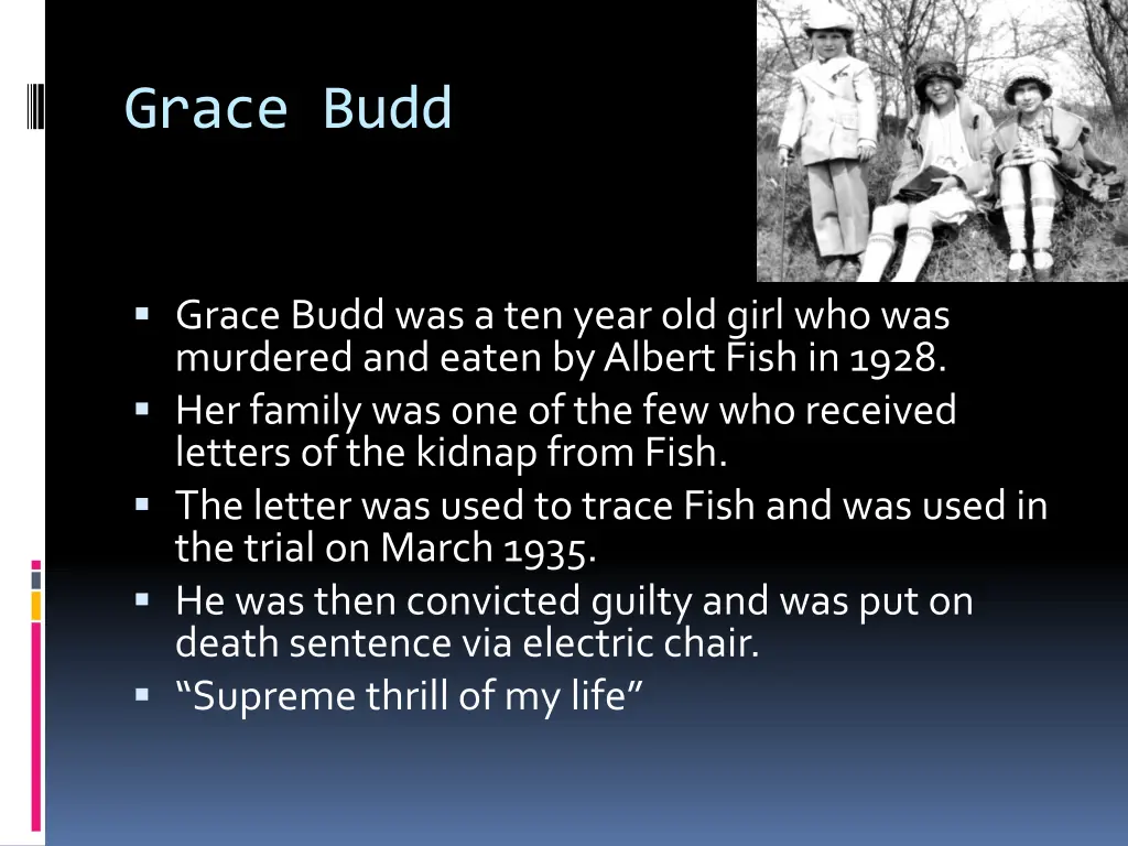 grace budd