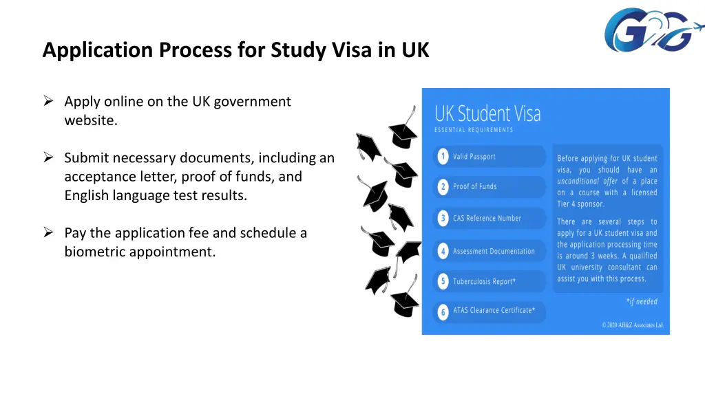 application process for study visa in uk