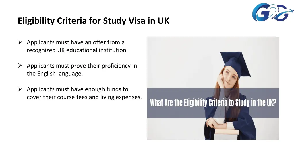 eligibility criteria for study visa in uk
